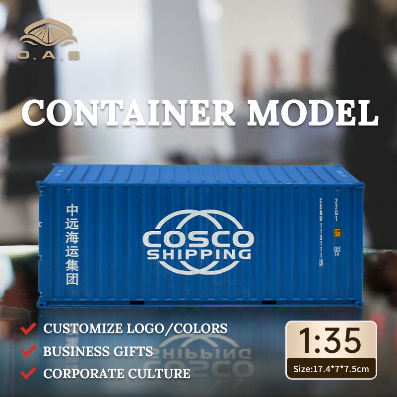 【L】1:35Konteinerimudel/Kohandatud logo värvid/Cosco shipping