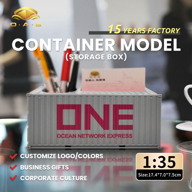 1:35 Container Model(Storage Box)/Customize logo/colors/One Grey