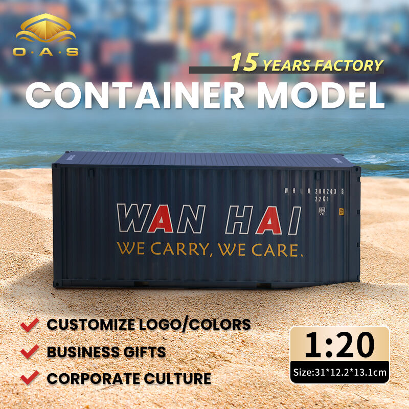 1:20Container model/Customize logo colors/Wan hai