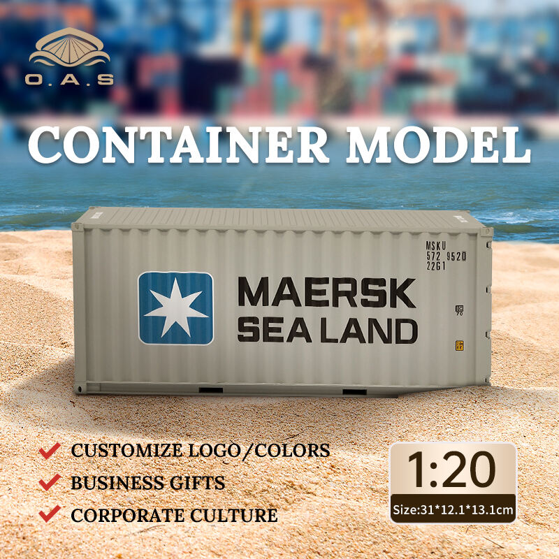 【L】1:20Container model/Customize logo colors/Maersk sea land