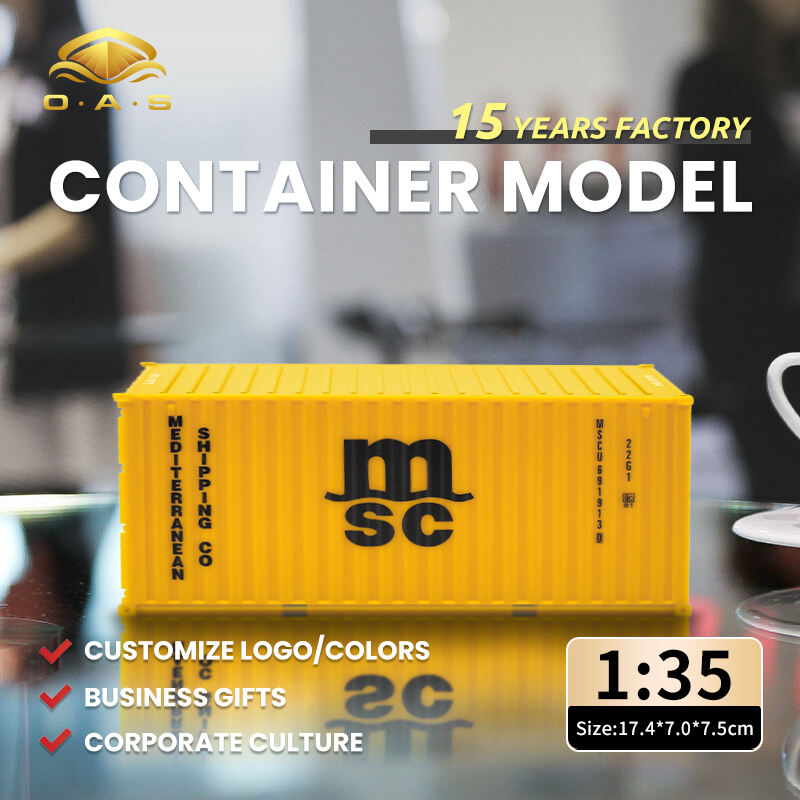 1:35Container model/Customize logo colors/Msc