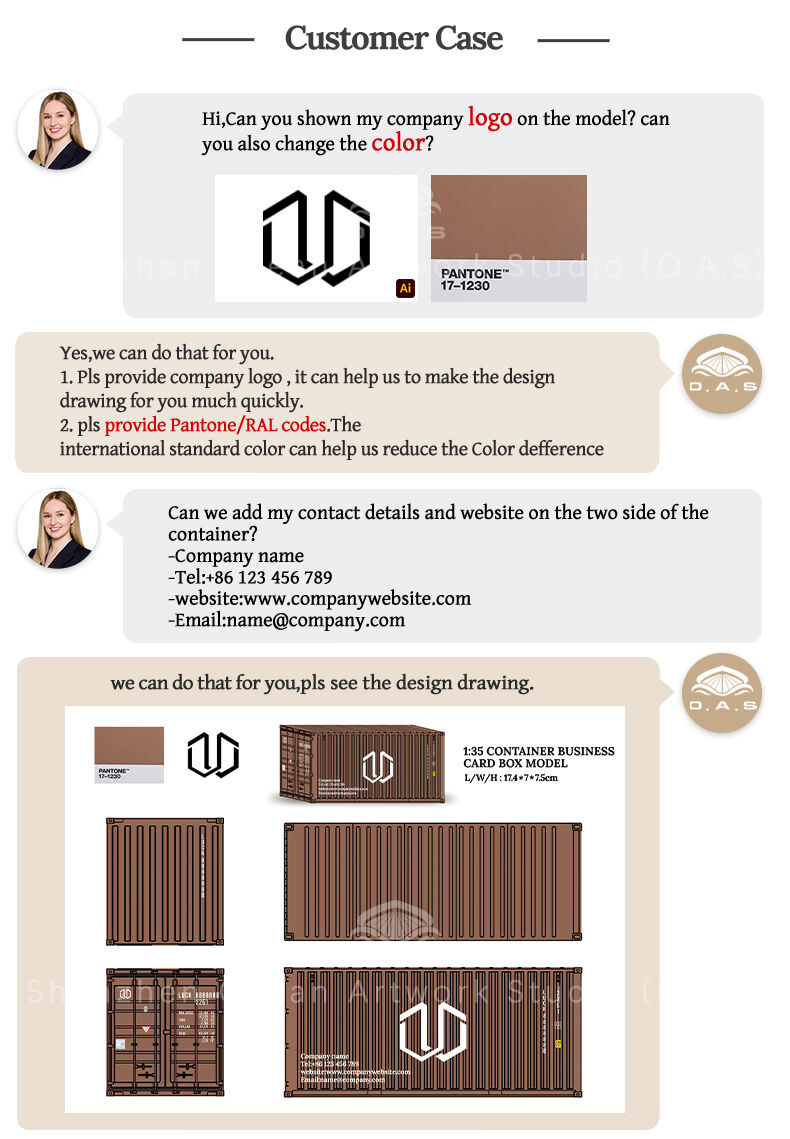 The 1:35 EVERGREEN Marine container model launched by O.A.S factory is carefully built by professional container model manufacturers. Accurately restore the appearance of EVERGREEN shipping containers with smooth lines and realistic details. Support logo customization, enterprises can be integrated into the exclusive logo. As a shipping gift, unique and practical, whether it is a business gift or an event display, it can highlight the professionalism and sincerity of the enterprise. Amber@vesselmodel.com Tel: +86 18038048785