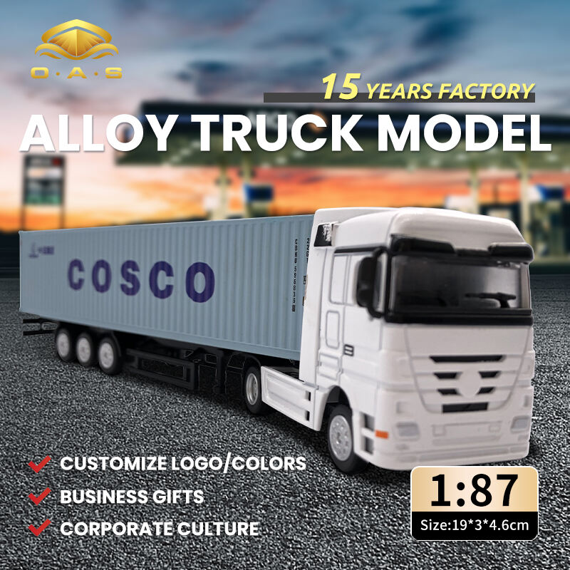  1:87 Alloy Truck Model/Customize logo/colors/cosco