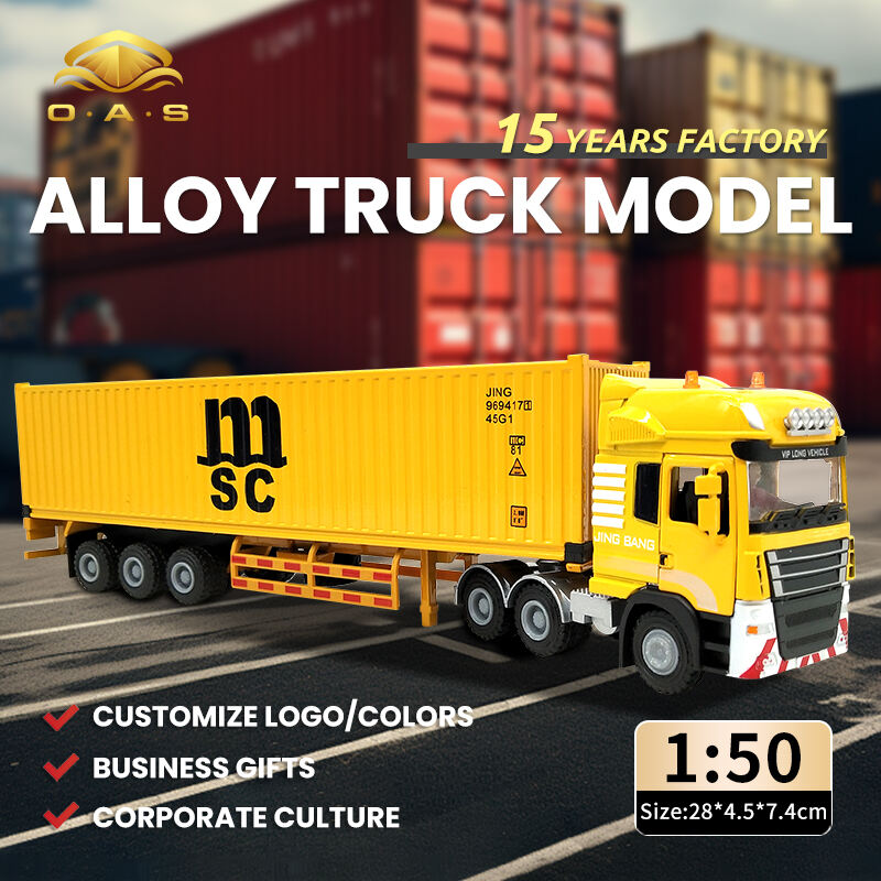 1:50 Alloy Truck Model/Customize logo/Colorful Head/colors/msc