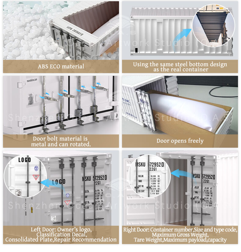 Looking for a liquid bag container model that can highlight your company's characteristics? O.A.S ship model factory focuses on creating a 20-foot BLT liquid bag container model, which is strictly designed in accordance with the real container, and is accurately reproduced in 1:20 ratio to present the liquid bag and box structure in detail. Can be customized exclusive logo, whether placed in the office area, for product display, or as a business gift, can help enterprises stand out, quickly to open customization. Amber@vesselmodel.com Tel: +86 18038048785