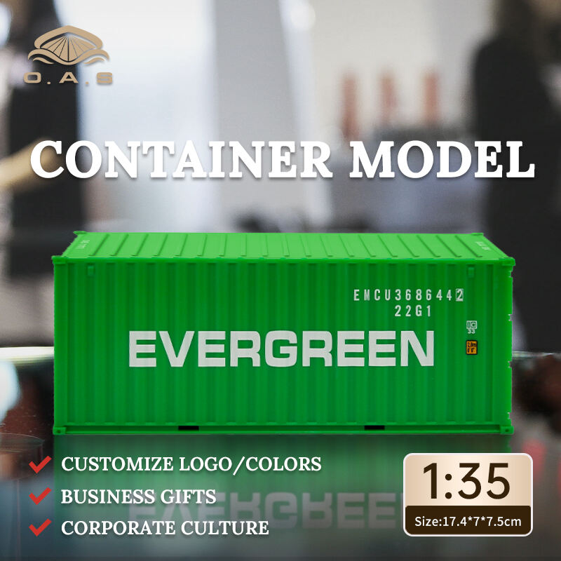 【L】1:35Konteinerimudel/Kohandatud logo värvid/Evergreen