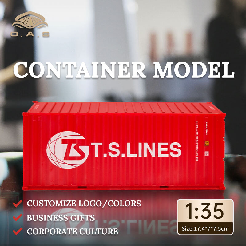 【L】O.A.S Containeri Mudeli Tööstus 20GP Plastmassa Kunst Toimingute Mastaab 1:35 TS LINES Miniatuurne Containeri Mudel