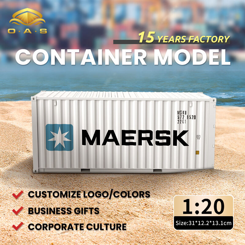 1:20Container model/Customize logo colors/maersk