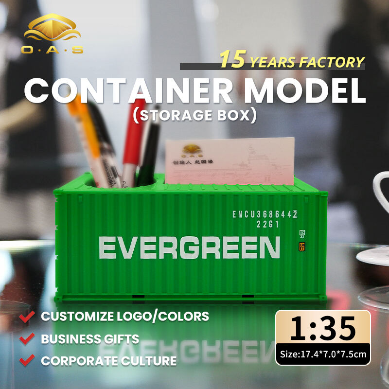 1:35 Container Model(Storage Box)/Customize logo/colors/Evergreen