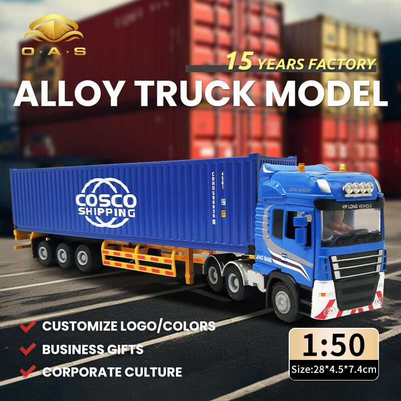 1:50 Alloy Truck Model/Customize logo/Colorful Head/colors/cosco