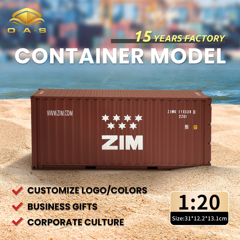 1:20Container model/Customize logo colors/Zim