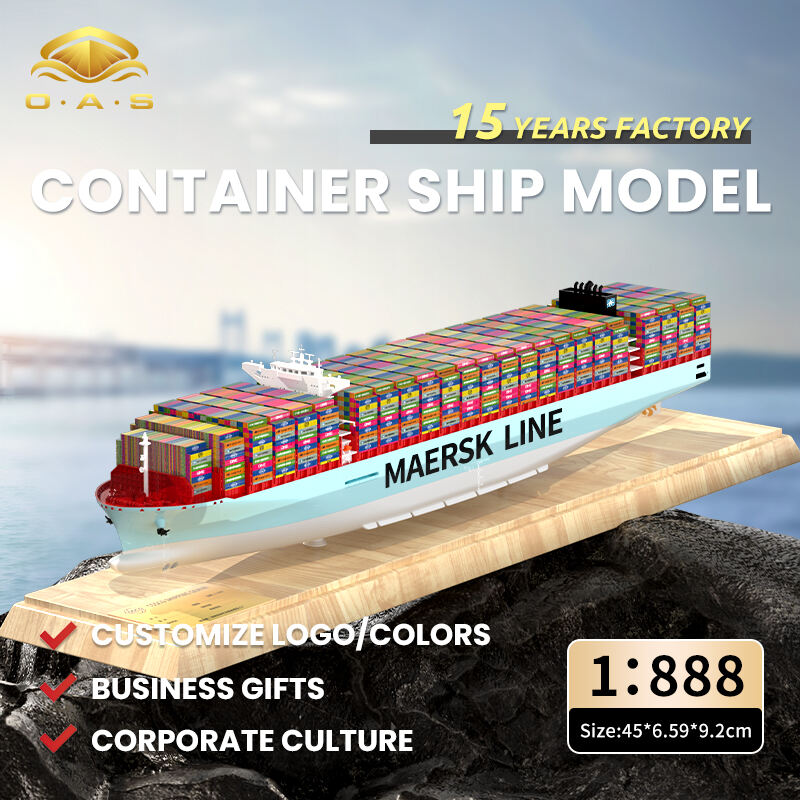 1:888 Container Ship Model/Customize logo/colors/maersk