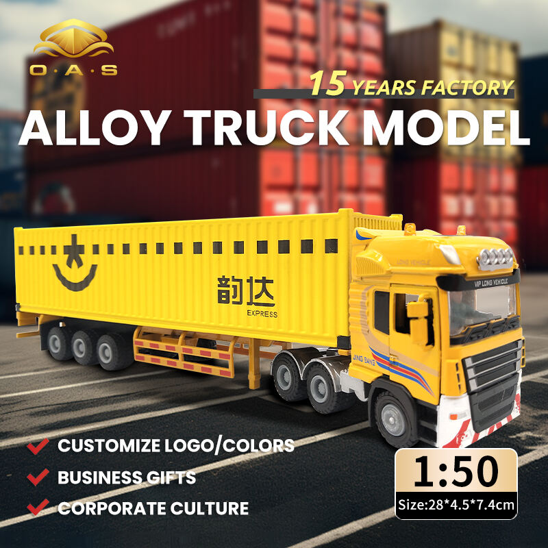 1:50 Alloy Truck Model/Customize logo/Colorful Head/colors/Yunda