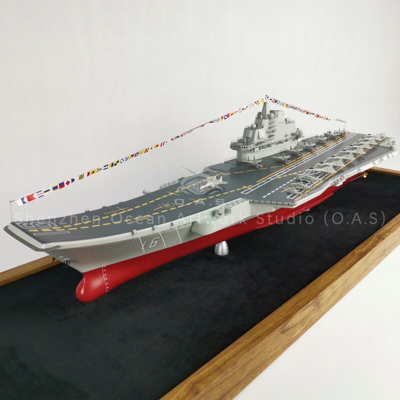 100cm LIAONING 16 Vliegdekskootmodel Oorlogskippe Aangepaste skipmodel geskenke O.A.S skipmodel