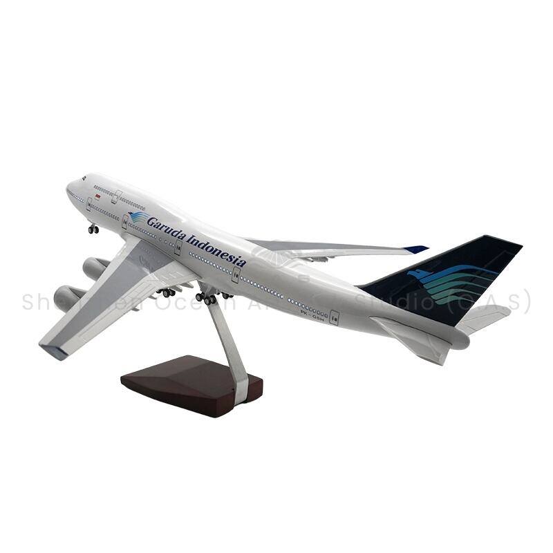 【L】Model Awyr Plan Ar Gyfer Llun 1:150 Amgylchedd Lloys Scale Model Awyr 747 Llynyddoedd Indonesia 47cm Boeing Model Awyr