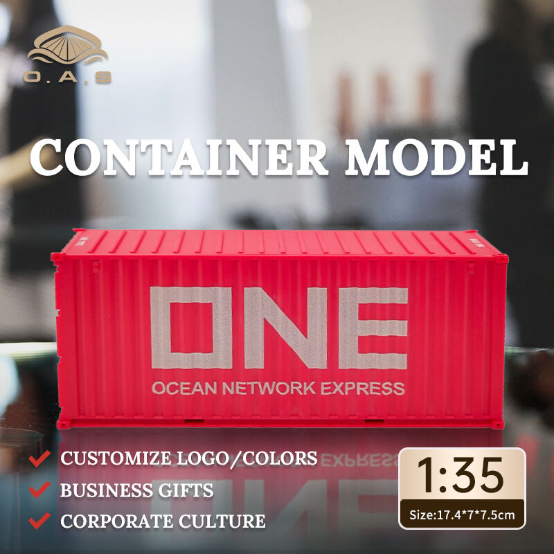 【L】1:35Container model/Customize logo colors/One pink