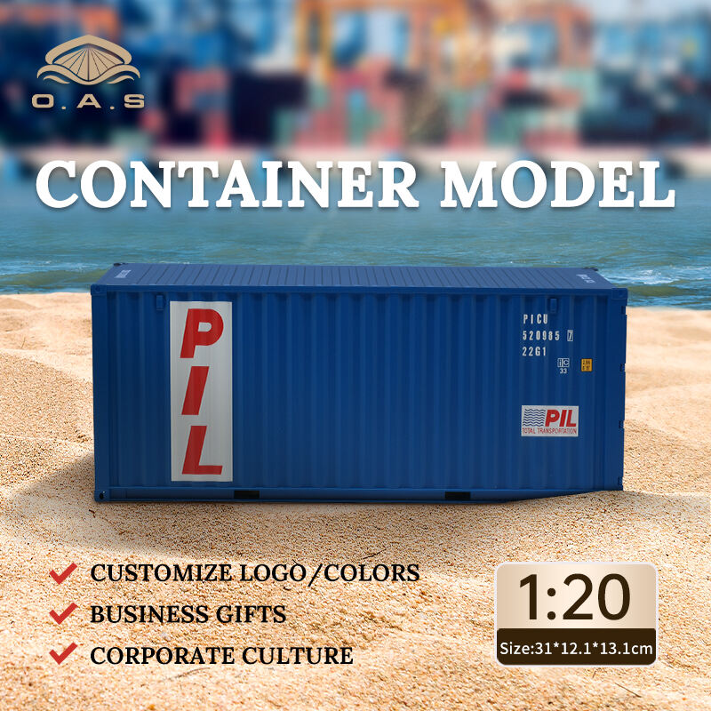 【L】1:20Container model/Customize logo colors/Pil
