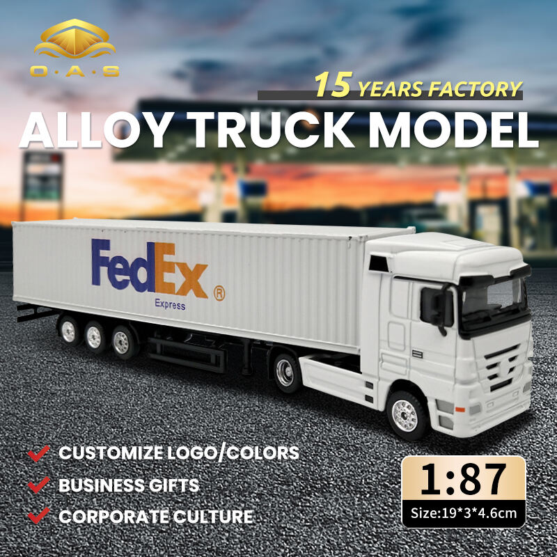  1:87 Alloy Truck Model/Customize logo/colors/Fedex