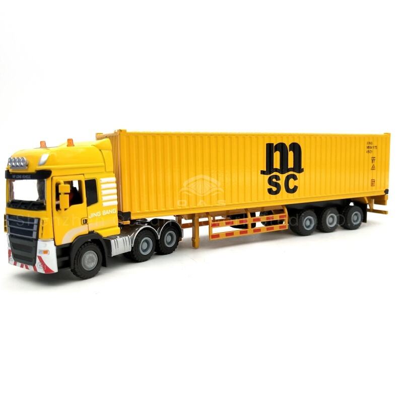 MSC container truck model model container truck with scale