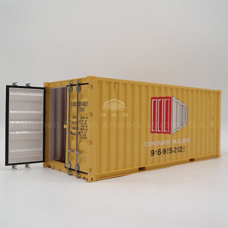 【L】O.A.S Factory Customized 1:20 Scale Plastic Crafts Shipping Boxes  Gift HAULERS Container Model