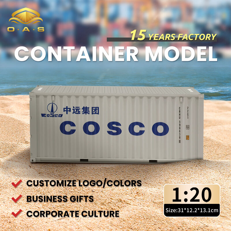 1:20Container model/Customize logo colors/Cosco