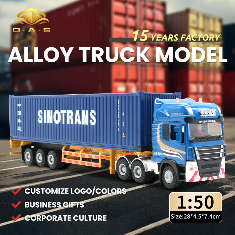 1:50 Alloy Truck Model/Customize logo/Colorful Head/colors/Sinotrans