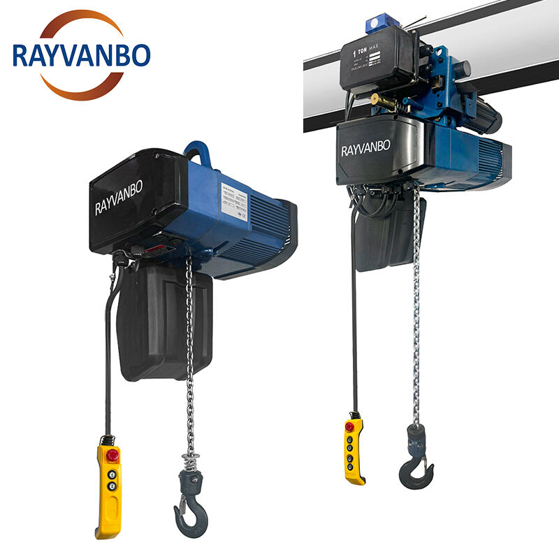 Reliable  0.25-2T Hook Type Trolley Type HH-A Model European Type Electric Chain Hoist