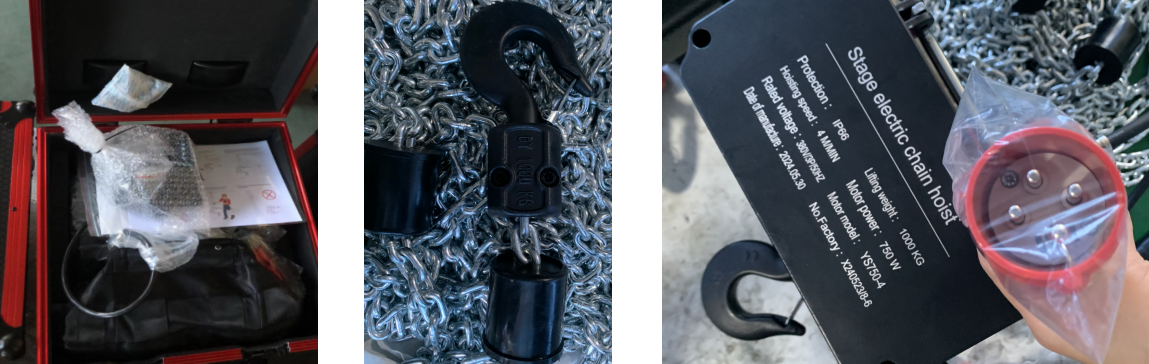 Rayvanbo 4 Sets Electric Stage hoist to Iraq Customer