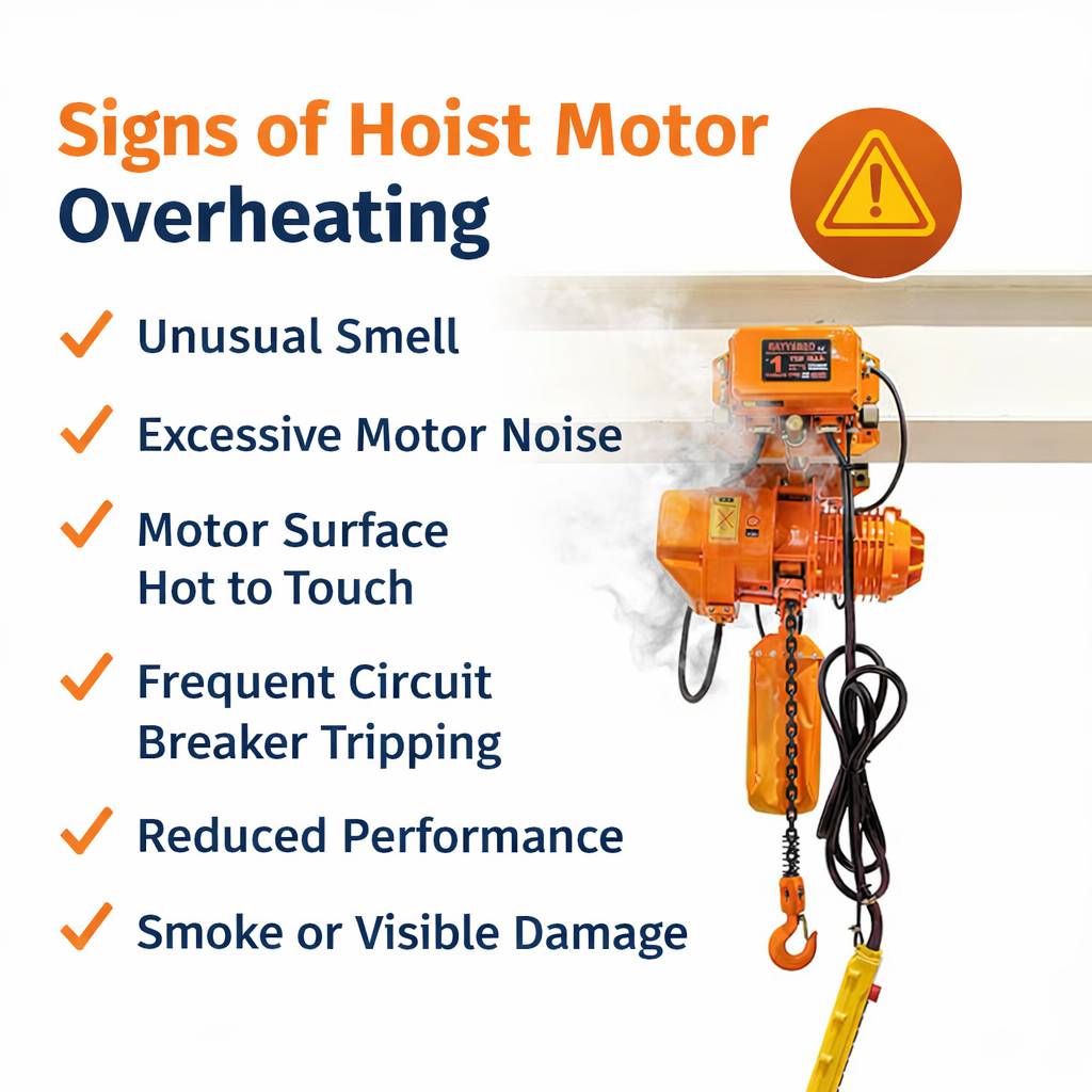 What Are the Signs of Hoist Motor Overheating?
