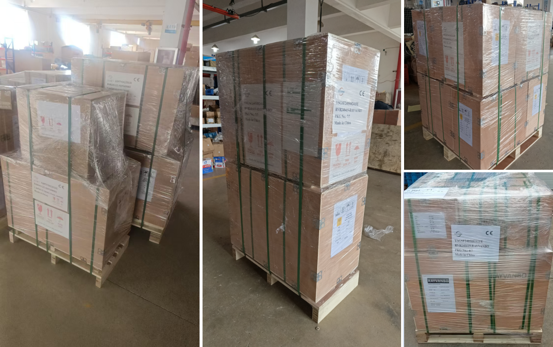 rayvanbo 5 sets er type electric chain hoist customized for uruguay customer-6