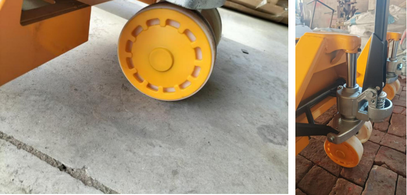 rayvanbo 18 sets 5t hand pallet trucks for uae customer-1