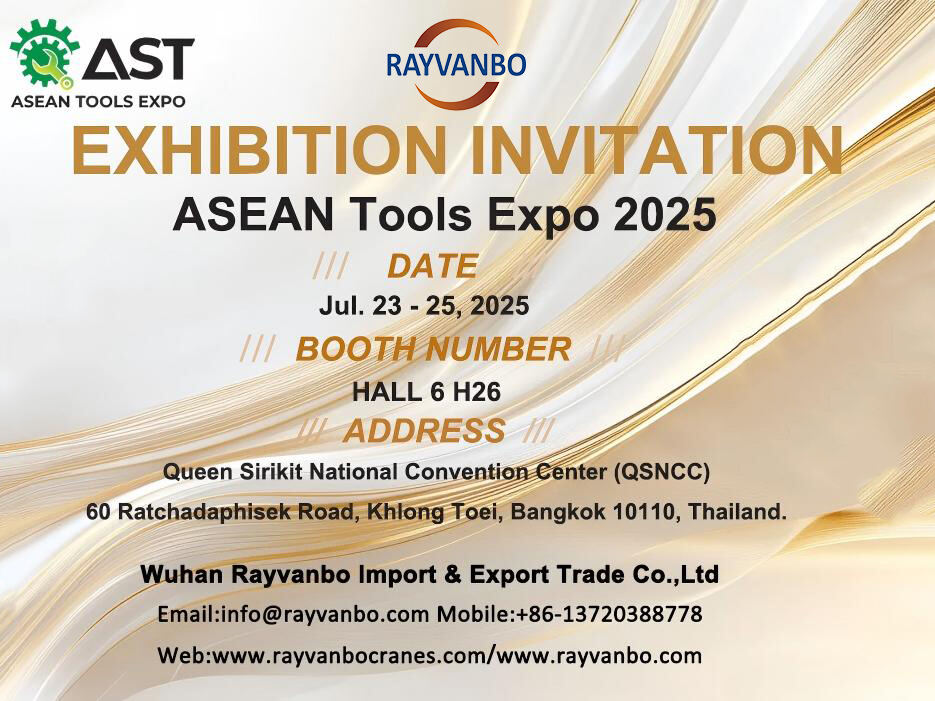 rAYVANBO จัดแสดงนวัตกรรมอุปกรณ์ยกที่ล้ำสมัยในงาน ASEAN Tools Expo 2025
