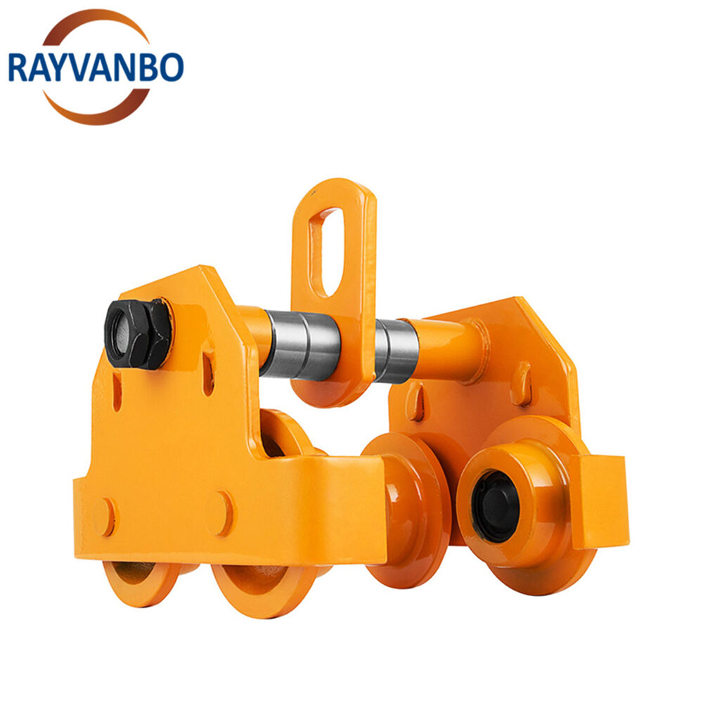 High Quality 1 Ton 3 Ton 5 Ton 10 Ton 20 Ton Manual Type Plain Trolley Hand Push Trolley