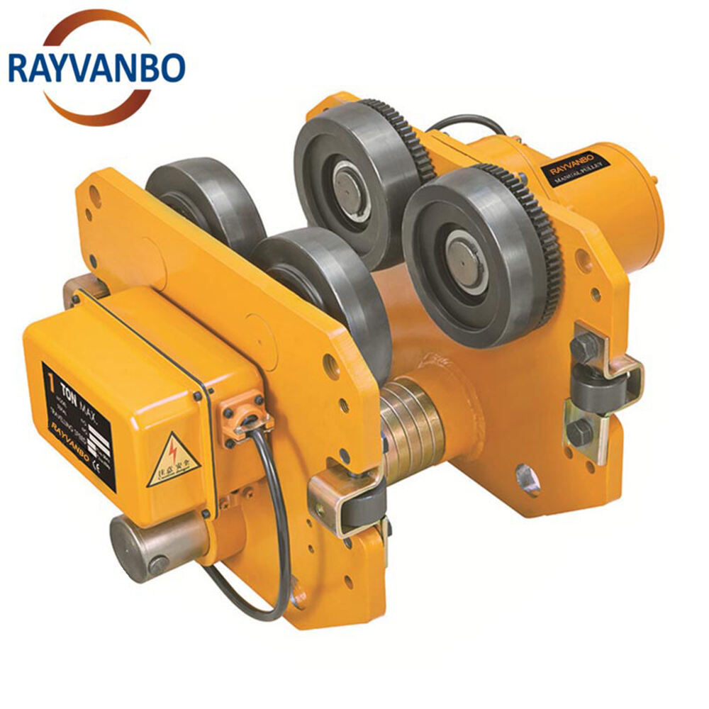 Hot Sale Manufacture Use 0.5t 1t 3t 5t 10t Lift Capacity Electric Trolley for Electric Hoist