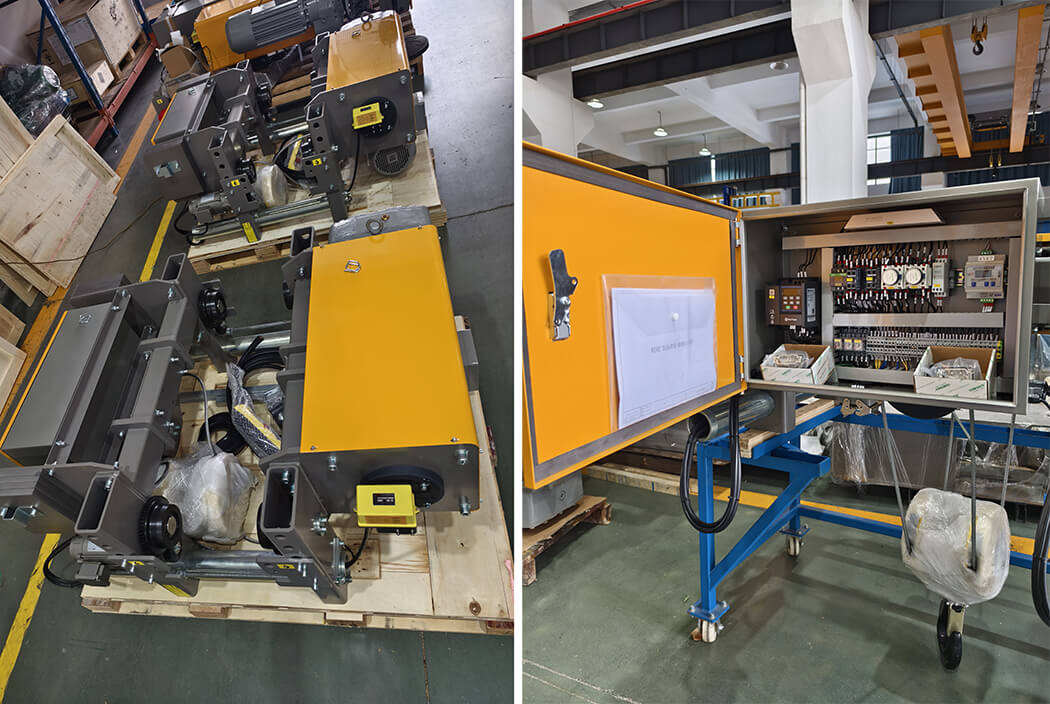 Rayvanbo European Type Electric Wire Rope Hoists to Malaysia Client (3).jpg