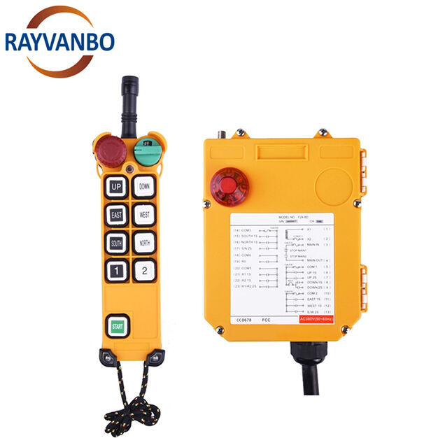 F24-8D Double Speed Radio Industrial Wireless Remote Control Crane Controller