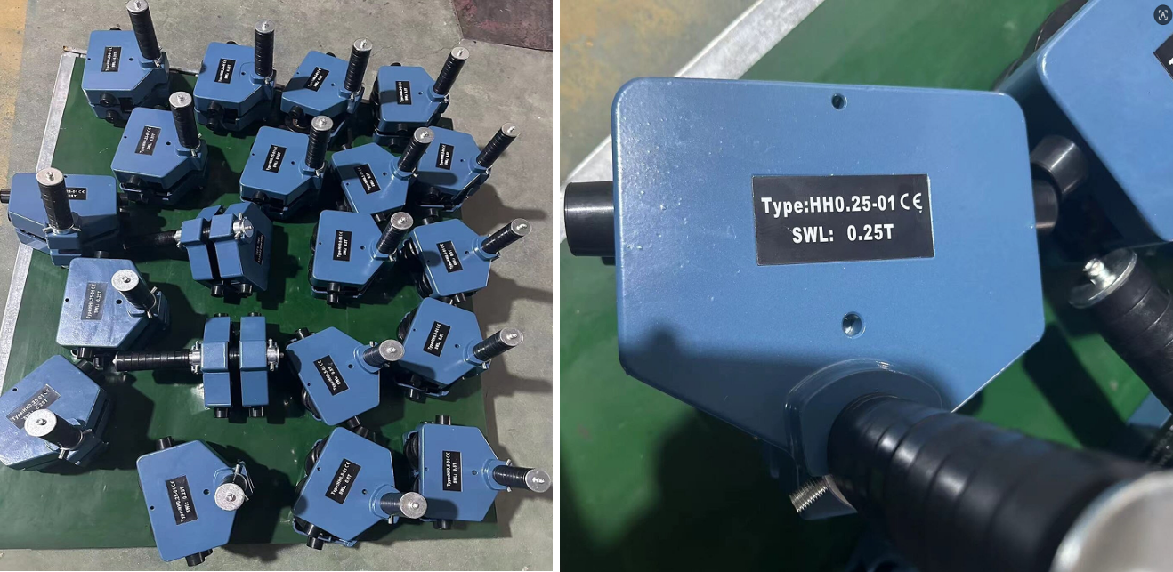 rayvanbo 50 sets european electric chain hoists for hungary client-4