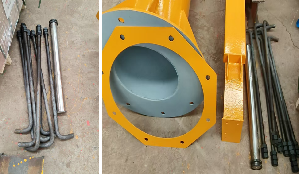 Rayvanbo 1T Manual rotation JIB crane with electric chain hoist to UAE