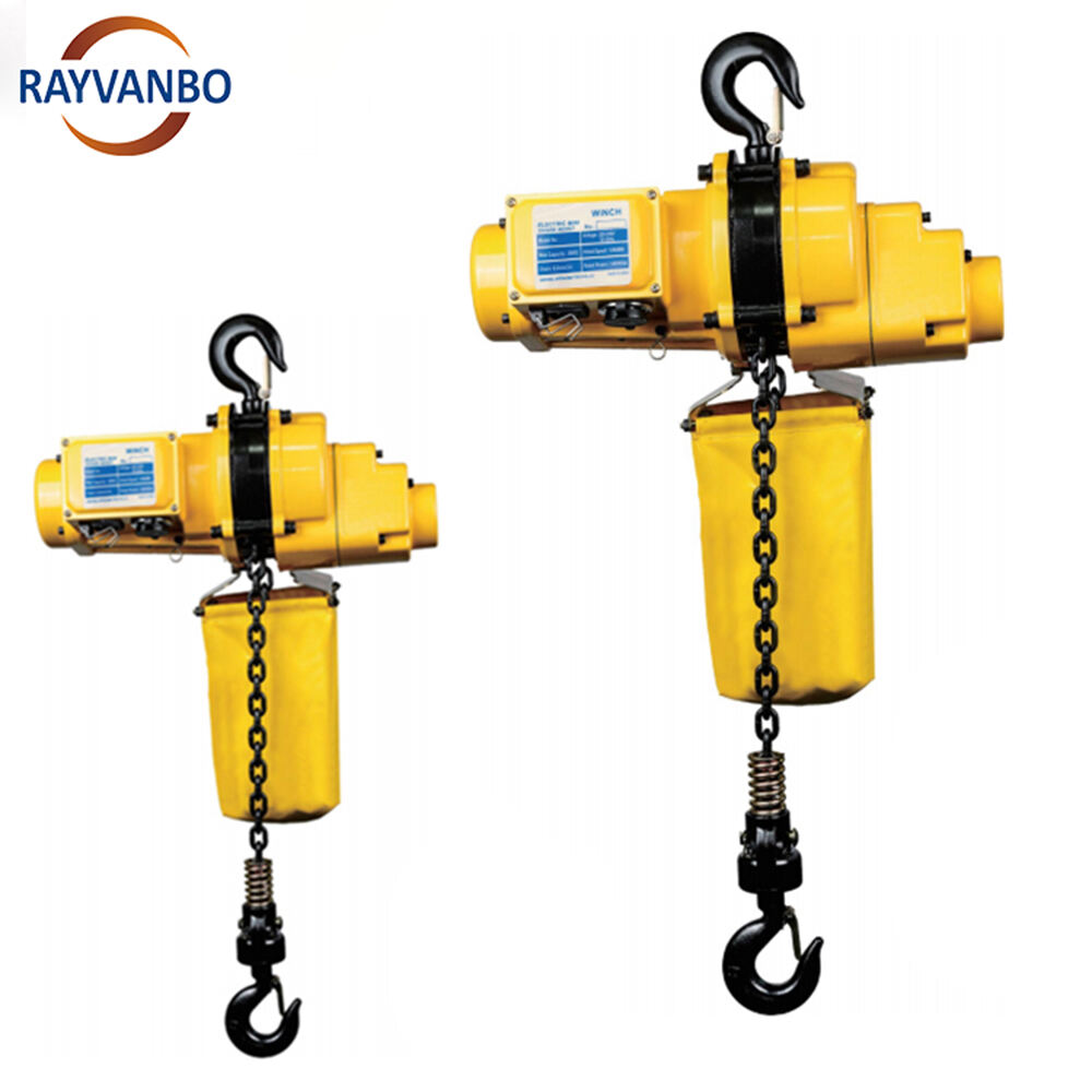 Fornecedor da China 110v-240v Mini Talha Elétrica de Corrente Monofásica com Gancho para Oficina