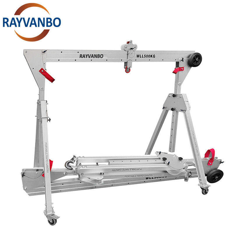 Grúa Portátil de Aluminio Ligera y Plegable