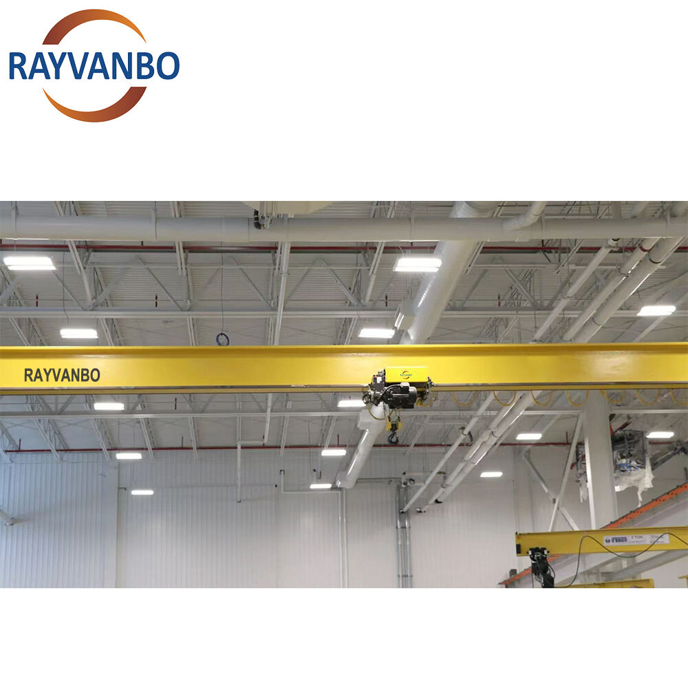 What are the structural features of a overhead crane?