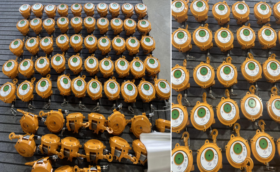 Rayvanbo 950 Sets Spring Balancers to America Customer