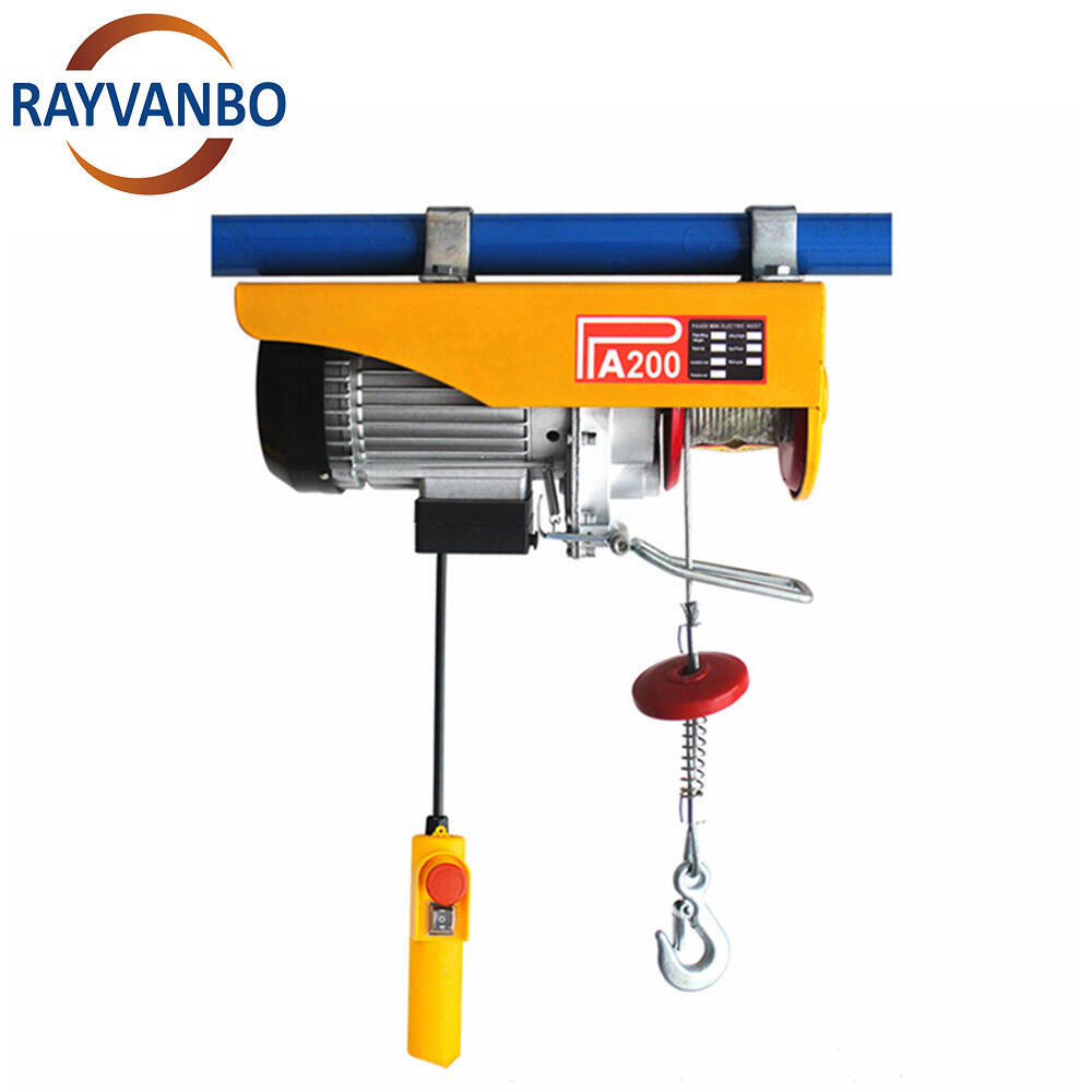 Fornecimento Direto de Fábrica PA Tipo 100-1200kg 6m 12m Guincho Elétrico Mini com Talha de Arame de Aço