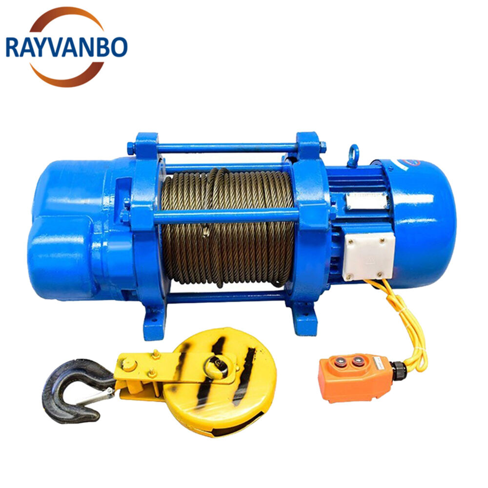Dostawca z Chin KCD Typ 300 kg 500 kg 1000 kg 2000 kg Dostosowane elektryczne wciągarki linowe do kabla i liny stalowej