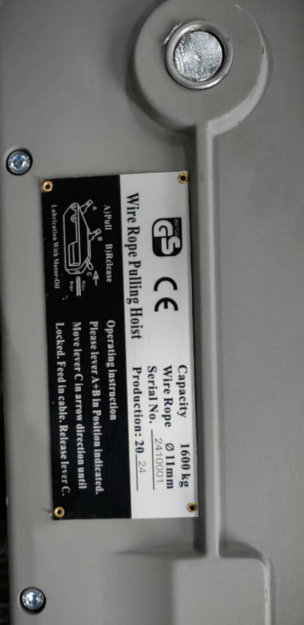 rayvanbo 40 sets 16t wire rope pulling hoist to cyprus client-5