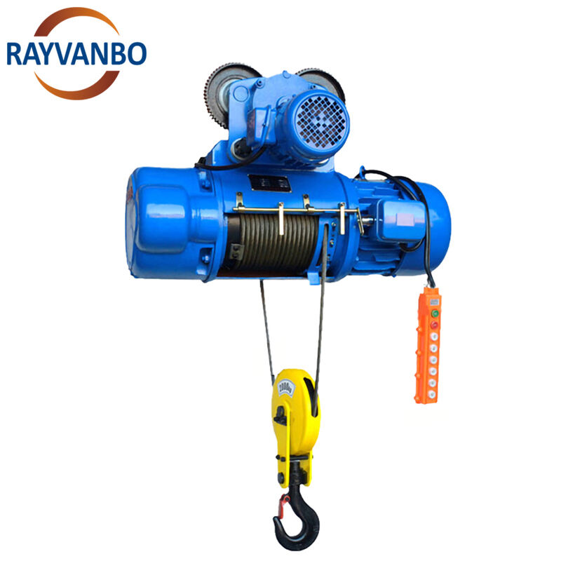 Single Double Speed Electric Wire Rope Hoist with 1-16T Capacity for Overhead Crane with Wholesale Price