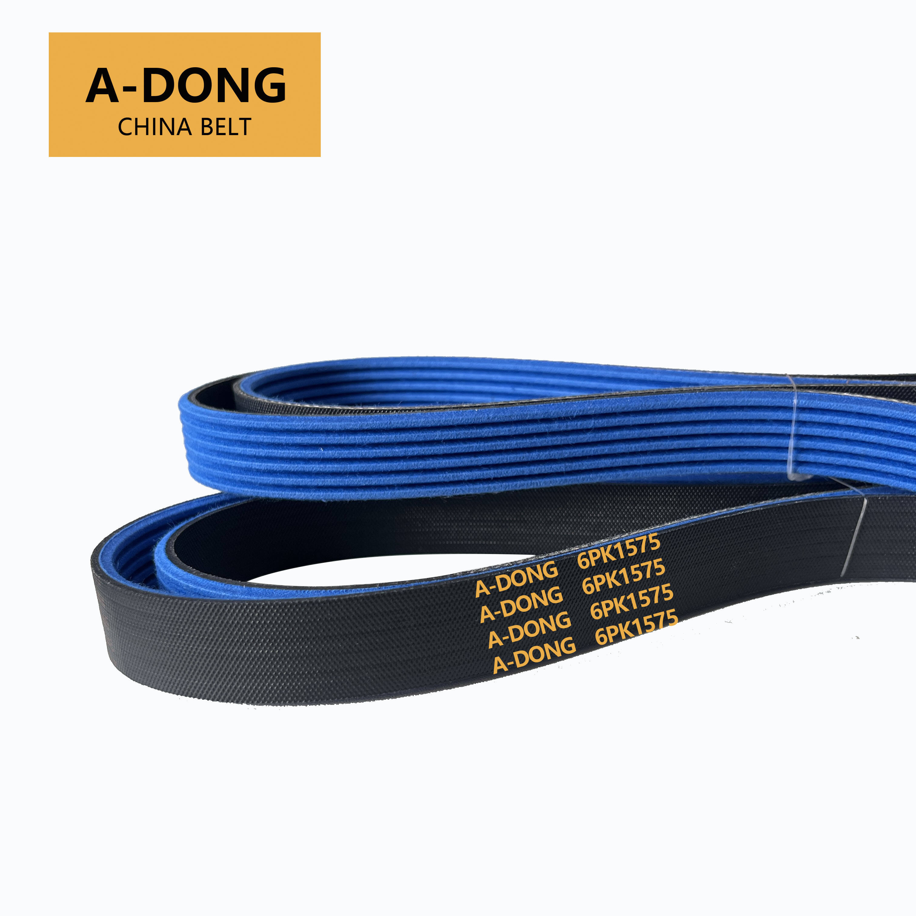 Color pk belt 6pk1575,6pk1665 with fabric reduce noise, warranty 80000km,EPDM materials 