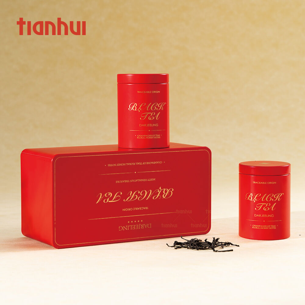 Mga Pasadyang Maliit na Kahon na Tanso ng Tianhui para sa Regalo ng Tsaa ng Herbal at Tsaa para sa Kalusugan