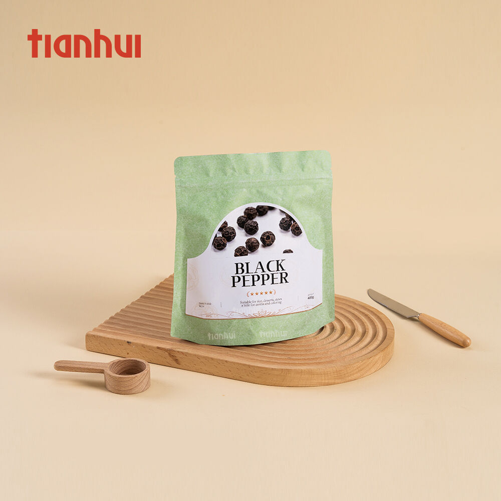 Tianhui Stand up Pouch Wholesale Aluminium Foil Cotton Paper Tea Bags for Loose Spices Herbs Infusions Fillable