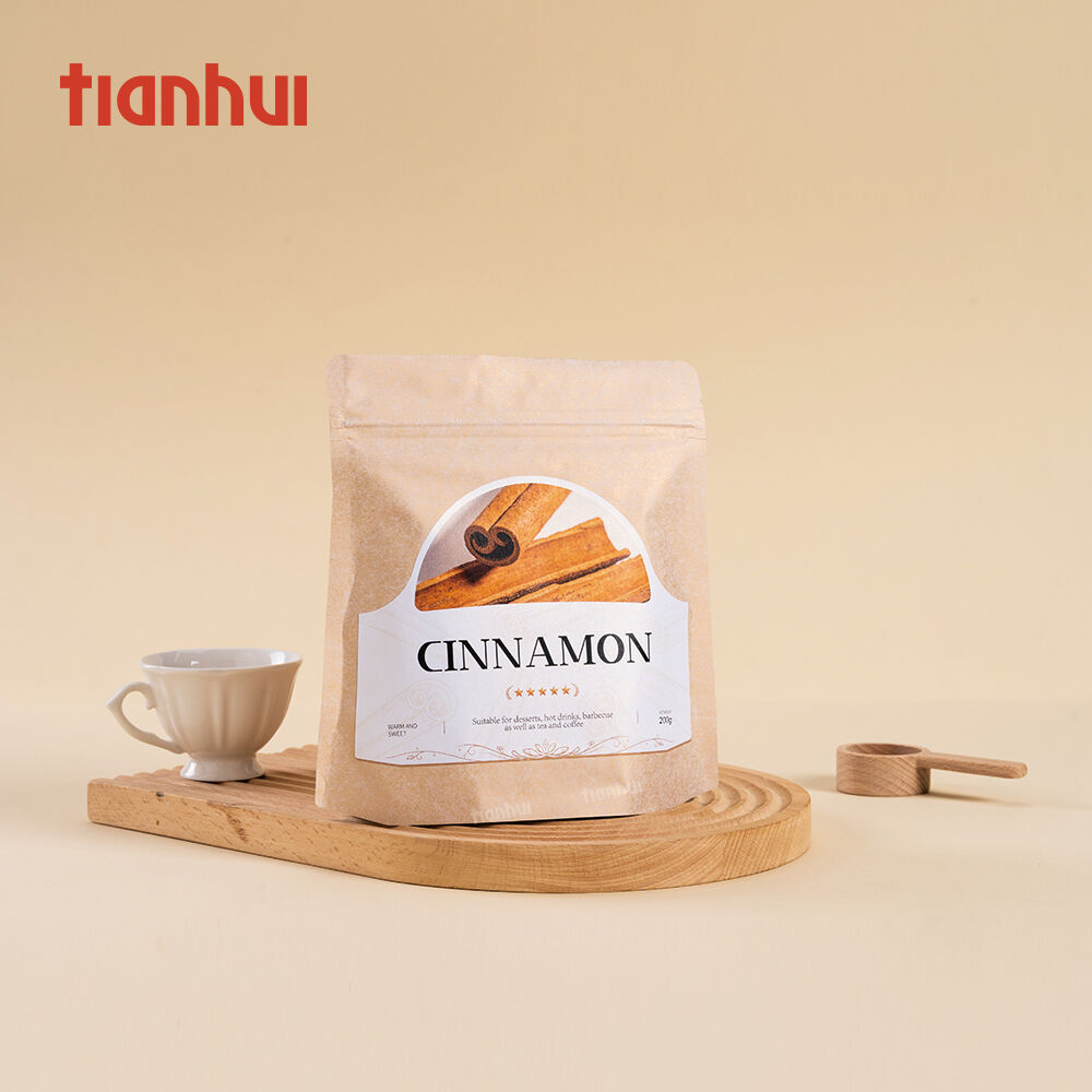 Tianhui Stand up Pouch Wholesale Aluminium Foil Cotton Paper Tea Bags for Loose Spices Herbs Infusions Fillable